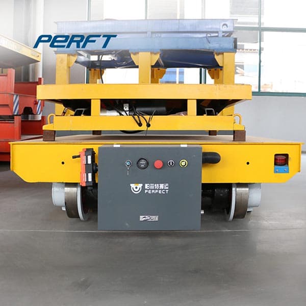 flexible battery operated transfer trolley for plate transport